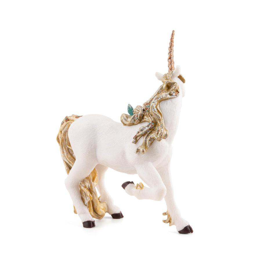 Figurine Licorne dorée