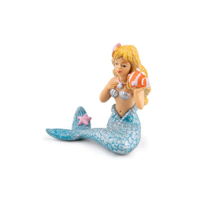 Figurine Sirène argentée