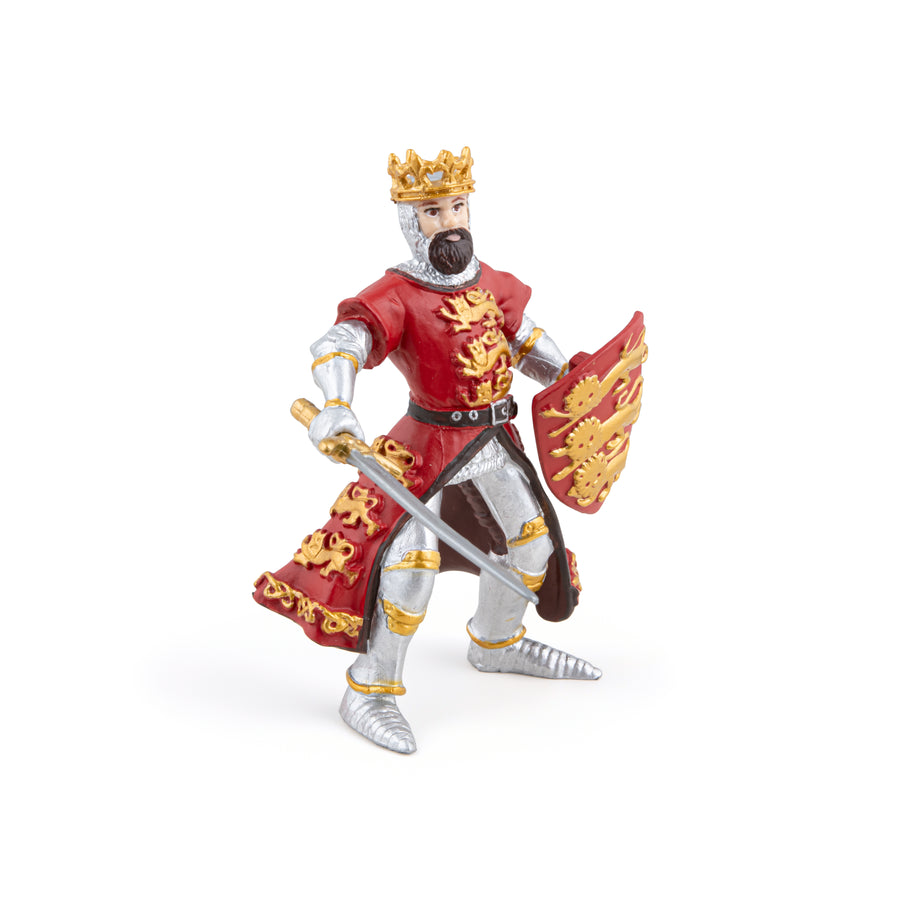 Figurine Roi Richard rouge