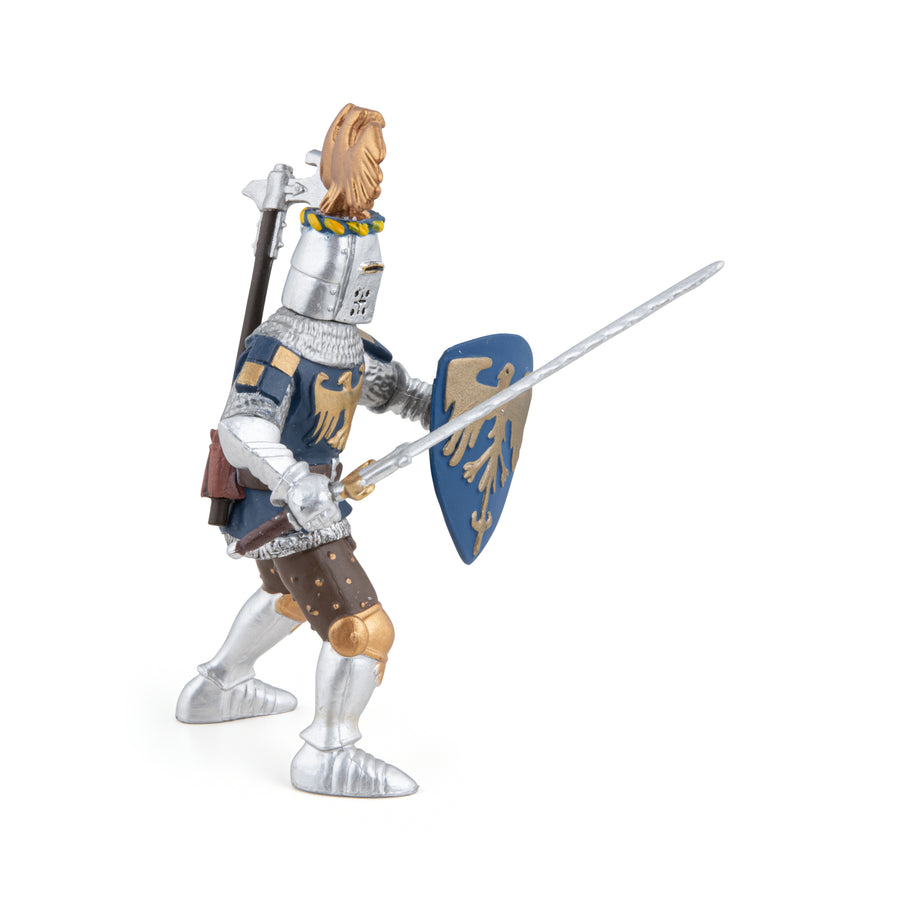 Figurine Chevalier bleu au cimier