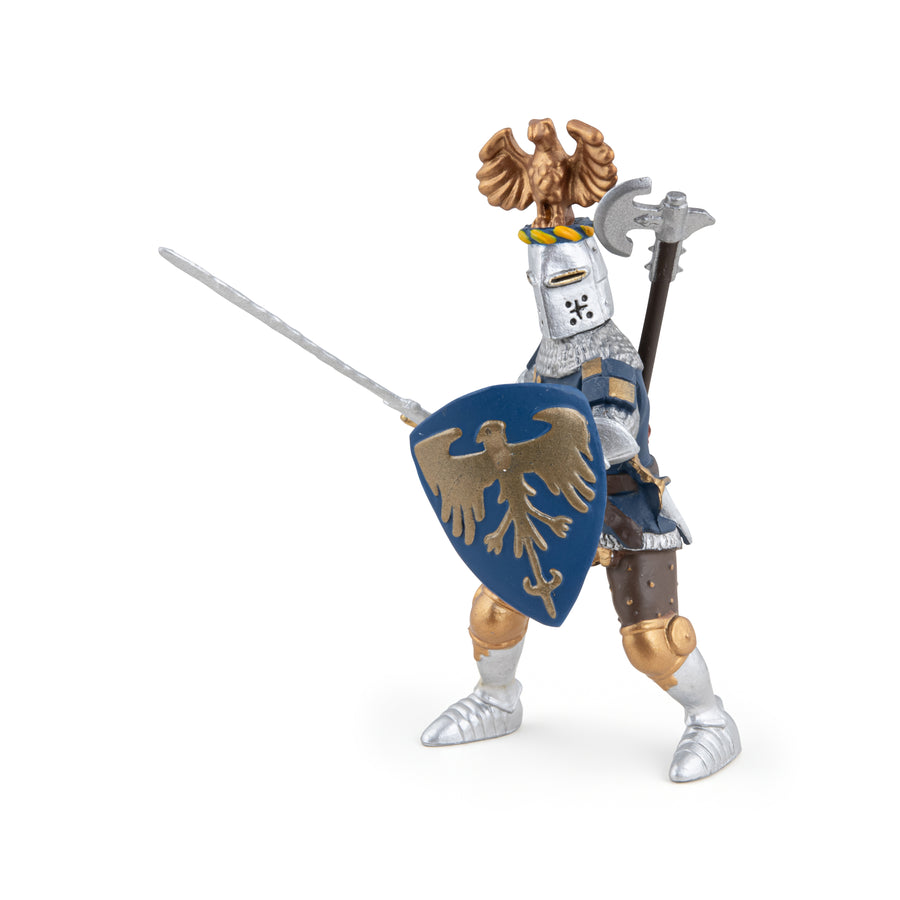 Figurine Chevalier bleu au cimier