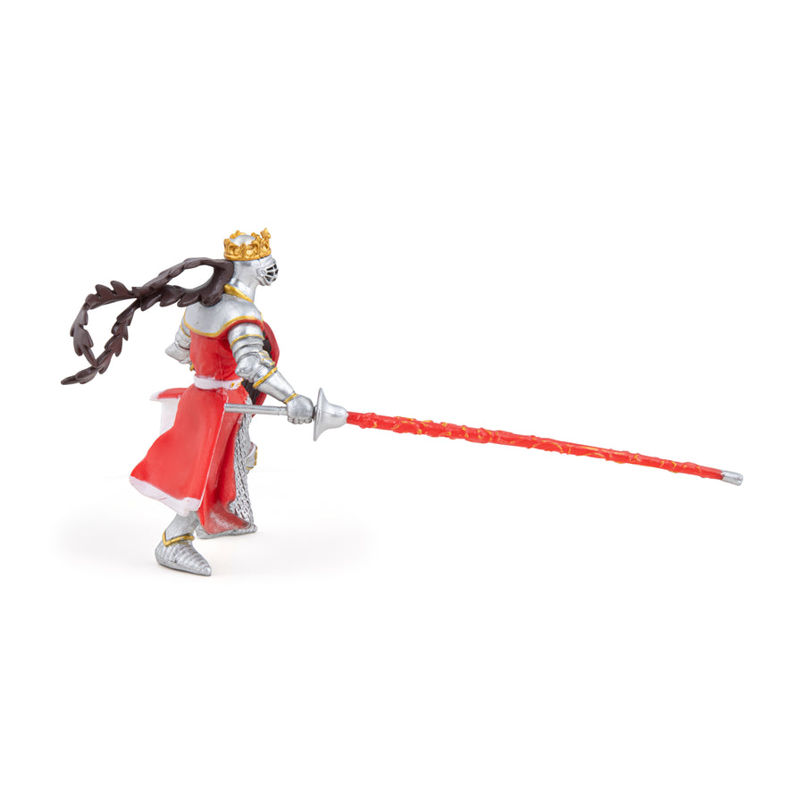 Figurine Roi au dragon rouge