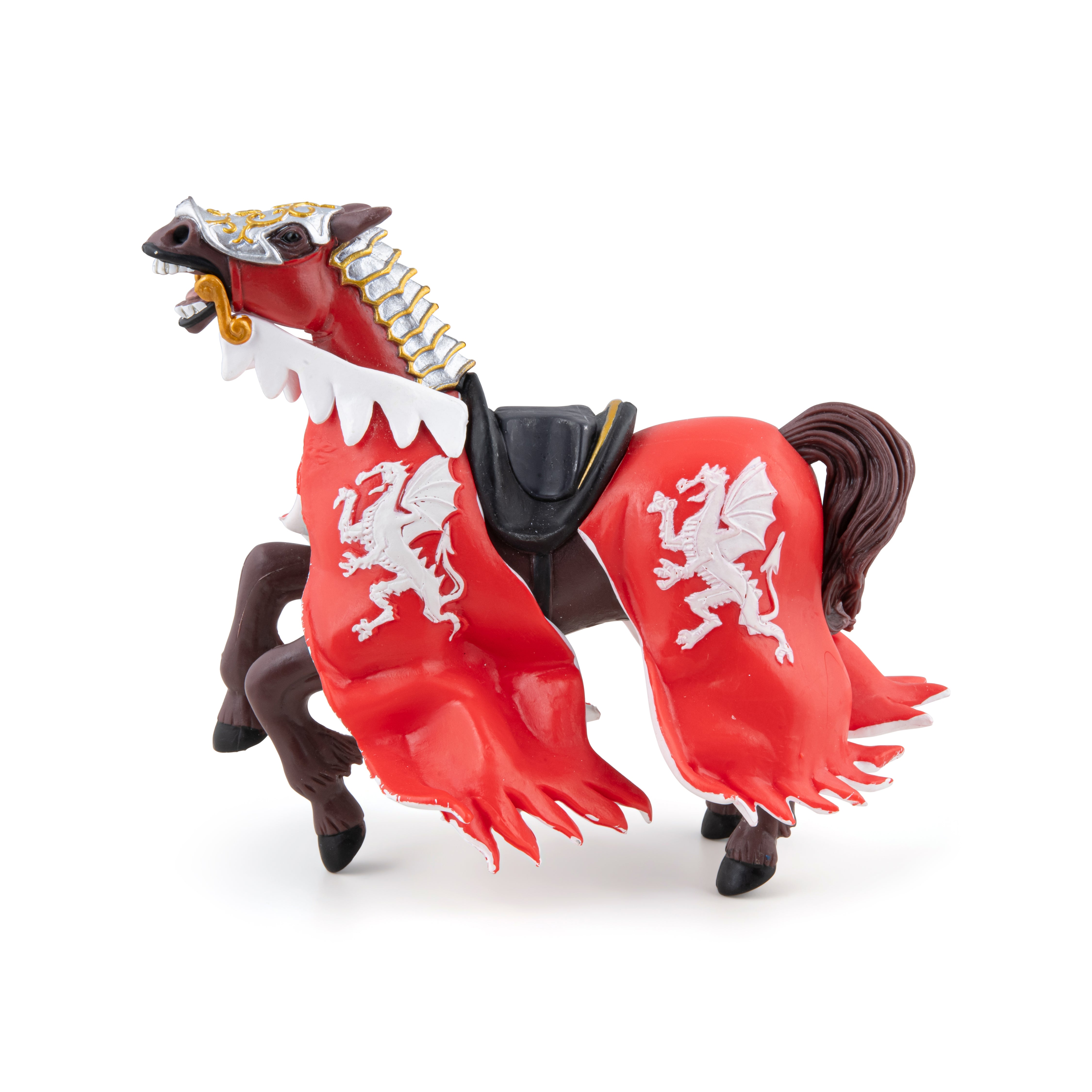King with Red Dragon Figurine - Medieval | Papo France