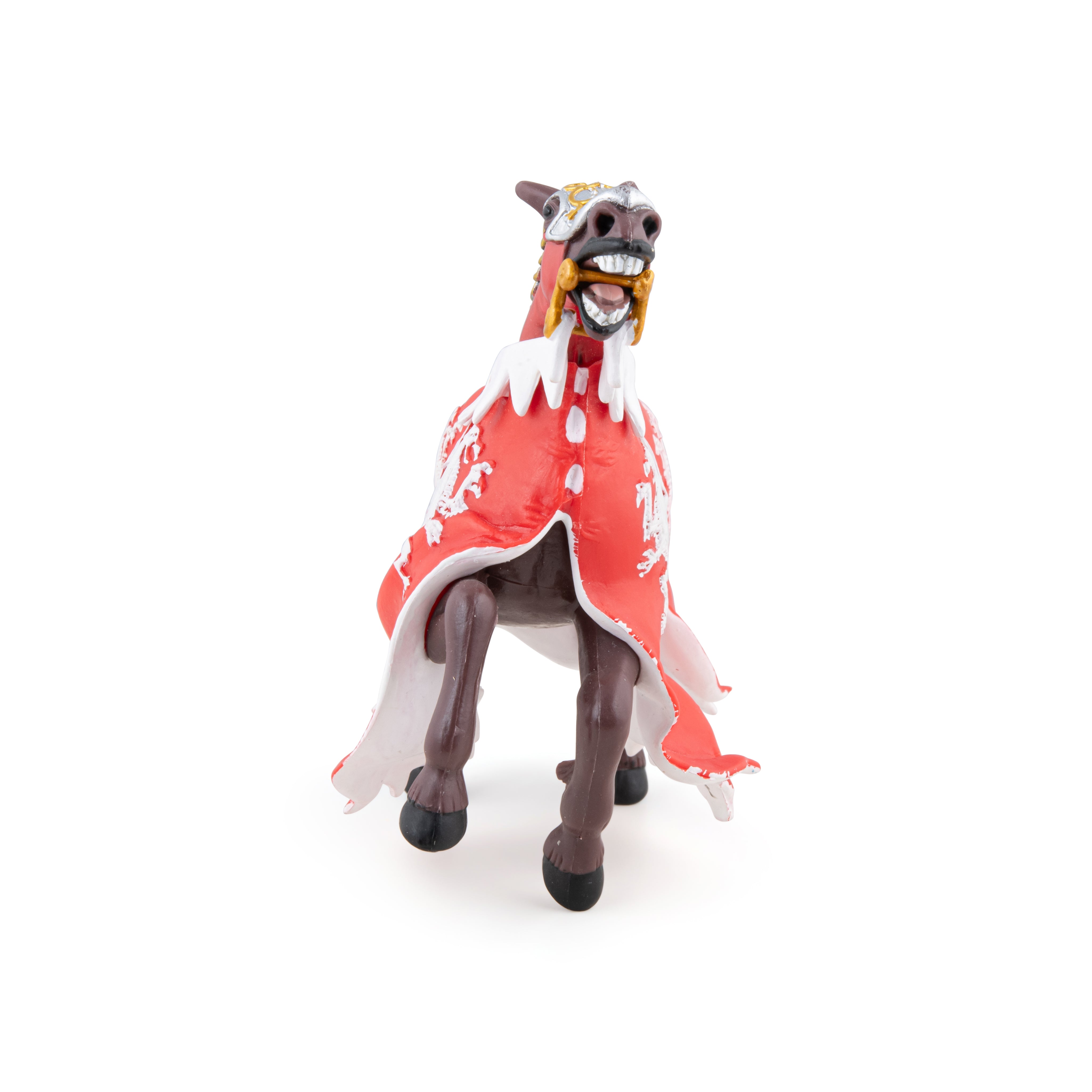 King's Horse Figurine with Red Dragon - Medieval | Papo France