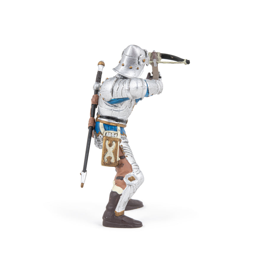 Figurine Arbalétrier bleu en armure