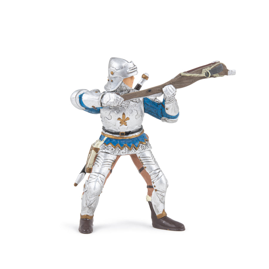 Figurine Arbalétrier bleu en armure