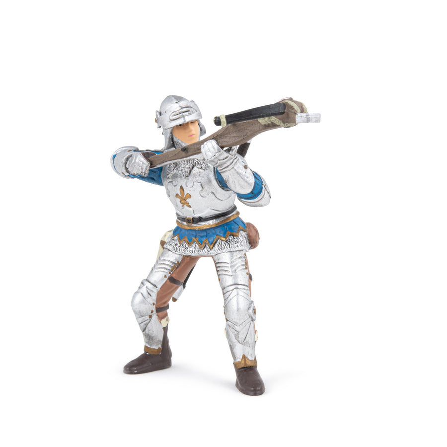 Figurine Arbalétrier bleu en armure