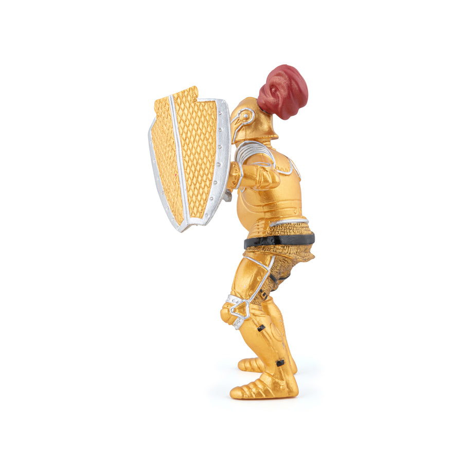 Figurine Chevalier or en armure