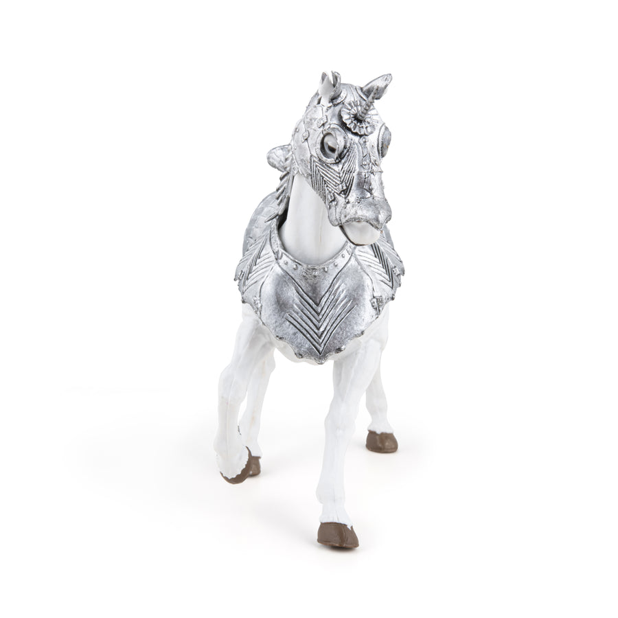 Armored Horse Figurine