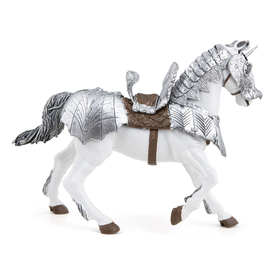 Armored Horse Figurine