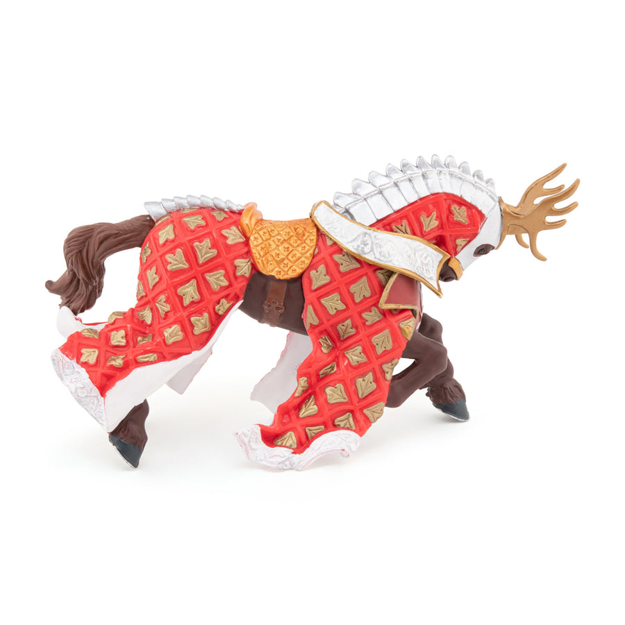 Figurine Cheval du Maître des armes cimier cerf