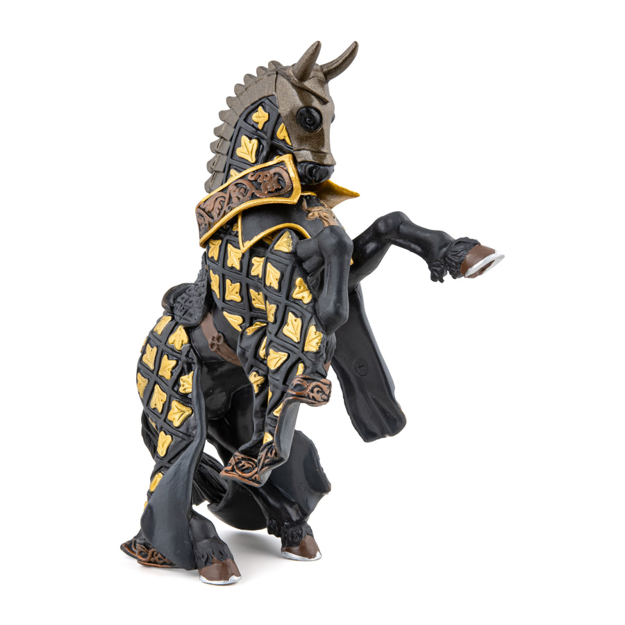 Figurine Cheval du Maître des armes cimier taureau