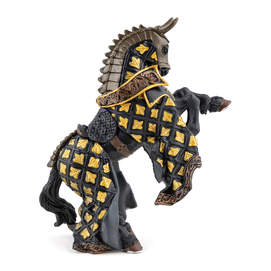 Figurine Cheval du Maître des armes cimier taureau