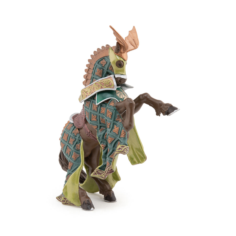 Figurine Cheval du Maître des armes cimier dragon