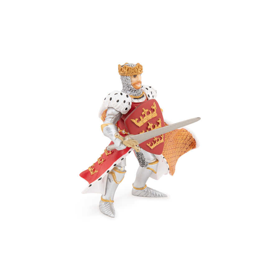 Rote König Arthur Figur
