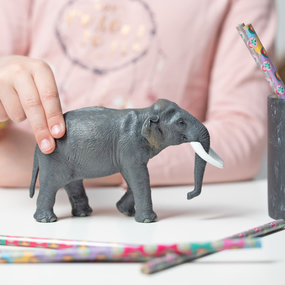 Asian Elephant Figurine