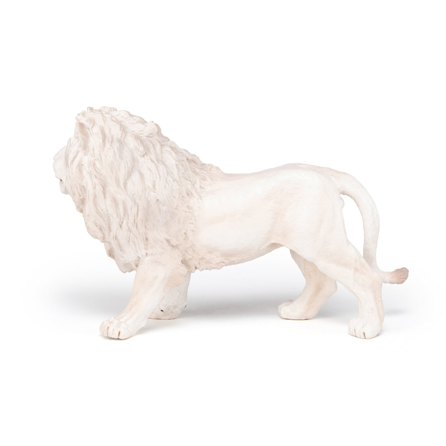 Figurine Grand lion blanc
