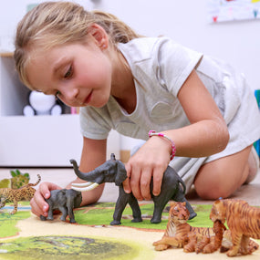 Young African Elephant Figurine