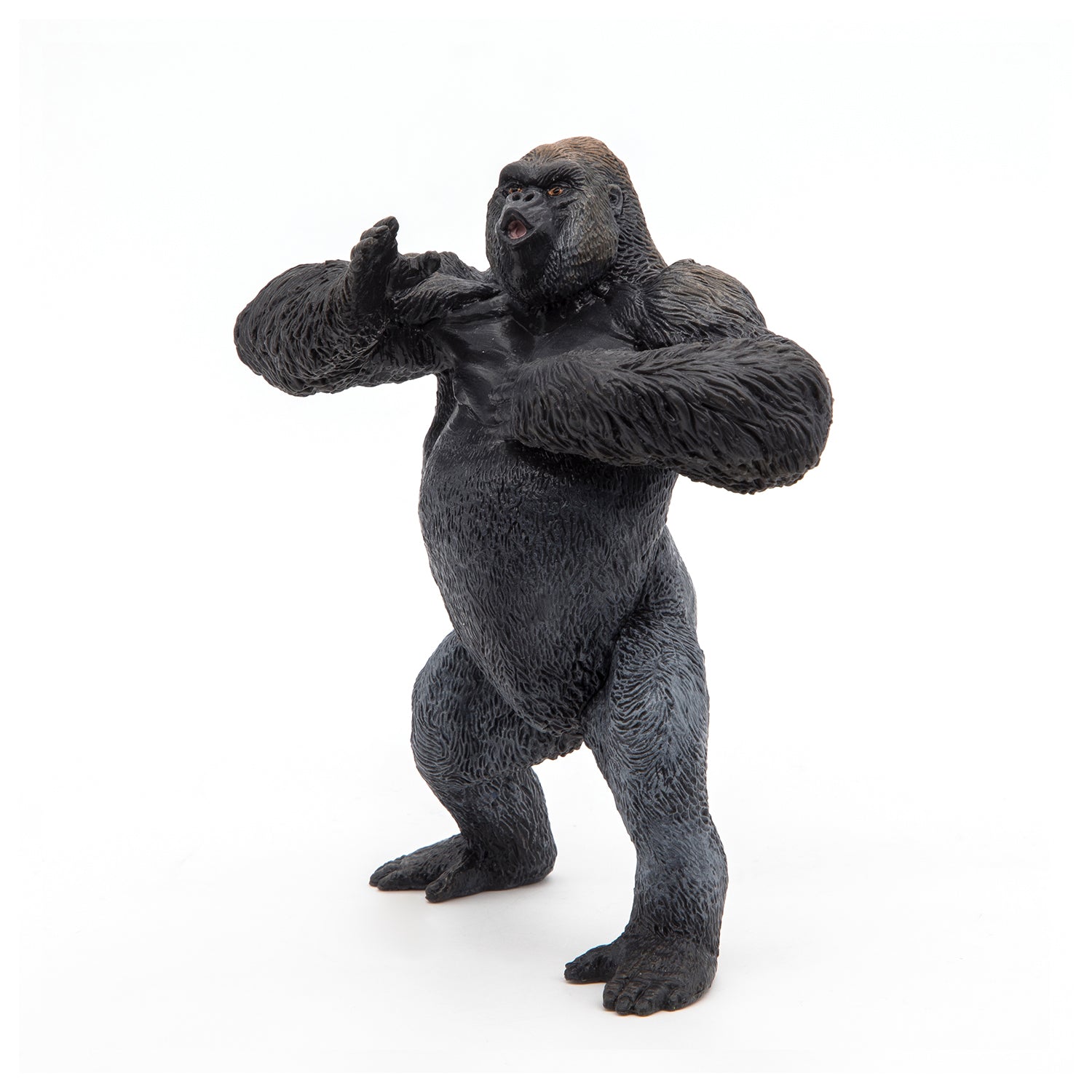 Collecta Wildtiere - Großer Berggorilla, 7,6 X 8,1 Cm, Grau-silber - Robuste Tierfigur Für Kinder