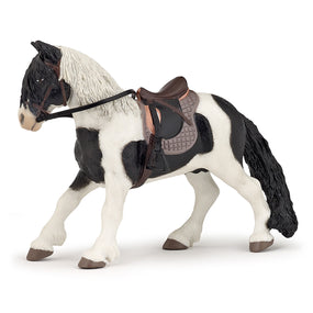 Ponyfigur mit Sattel