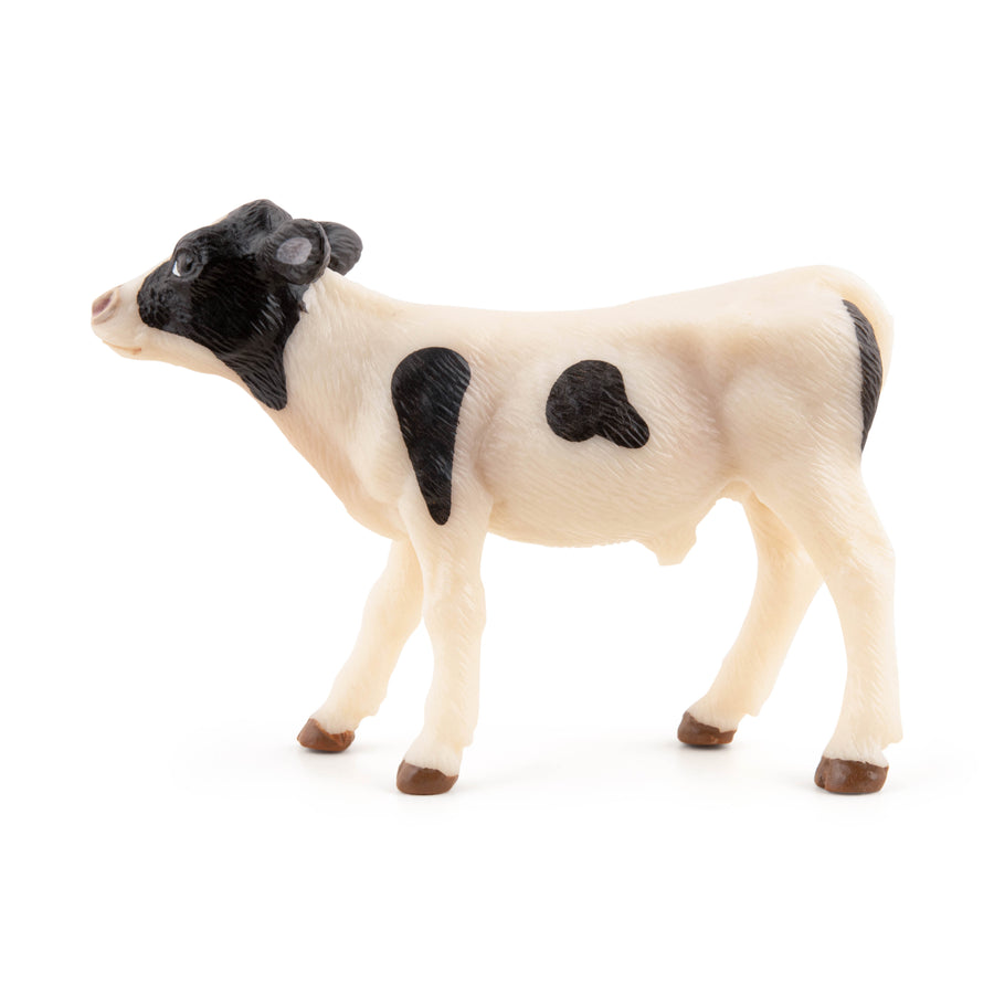 Figurine Veau noir et blanc