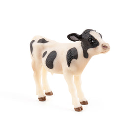 Black and white calf figurine
