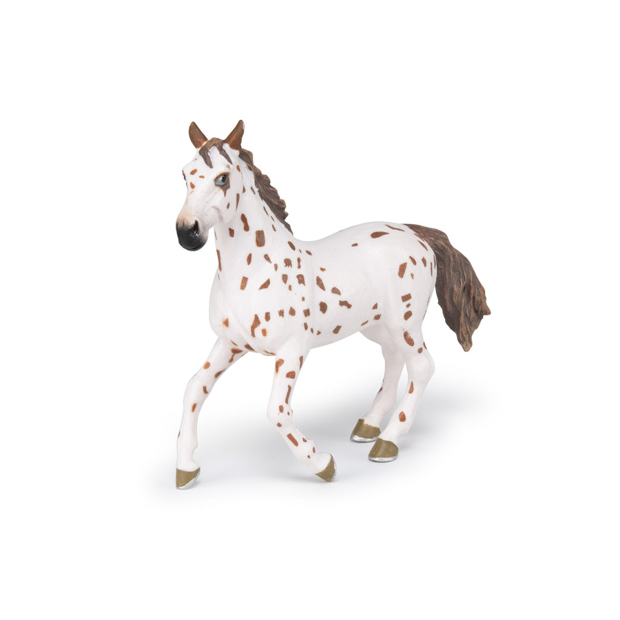 Figurine Jument appaloosa brune