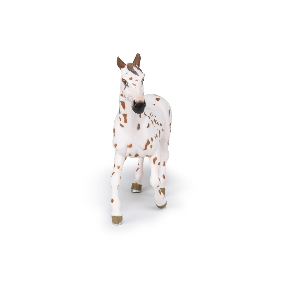 Figurine Jument appaloosa brune
