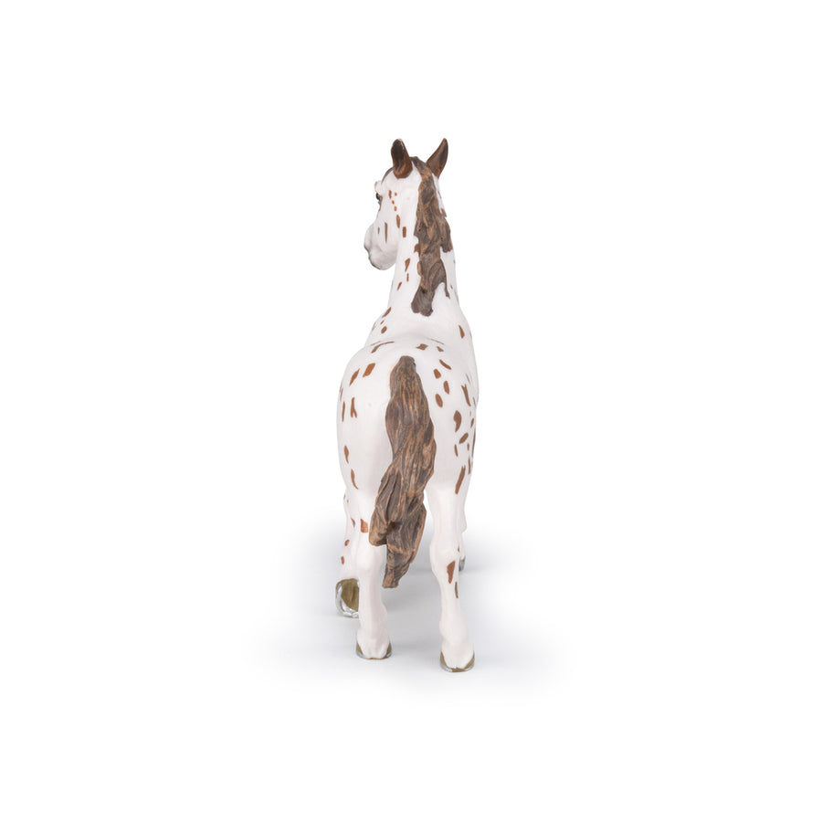 Figurine Jument appaloosa brune