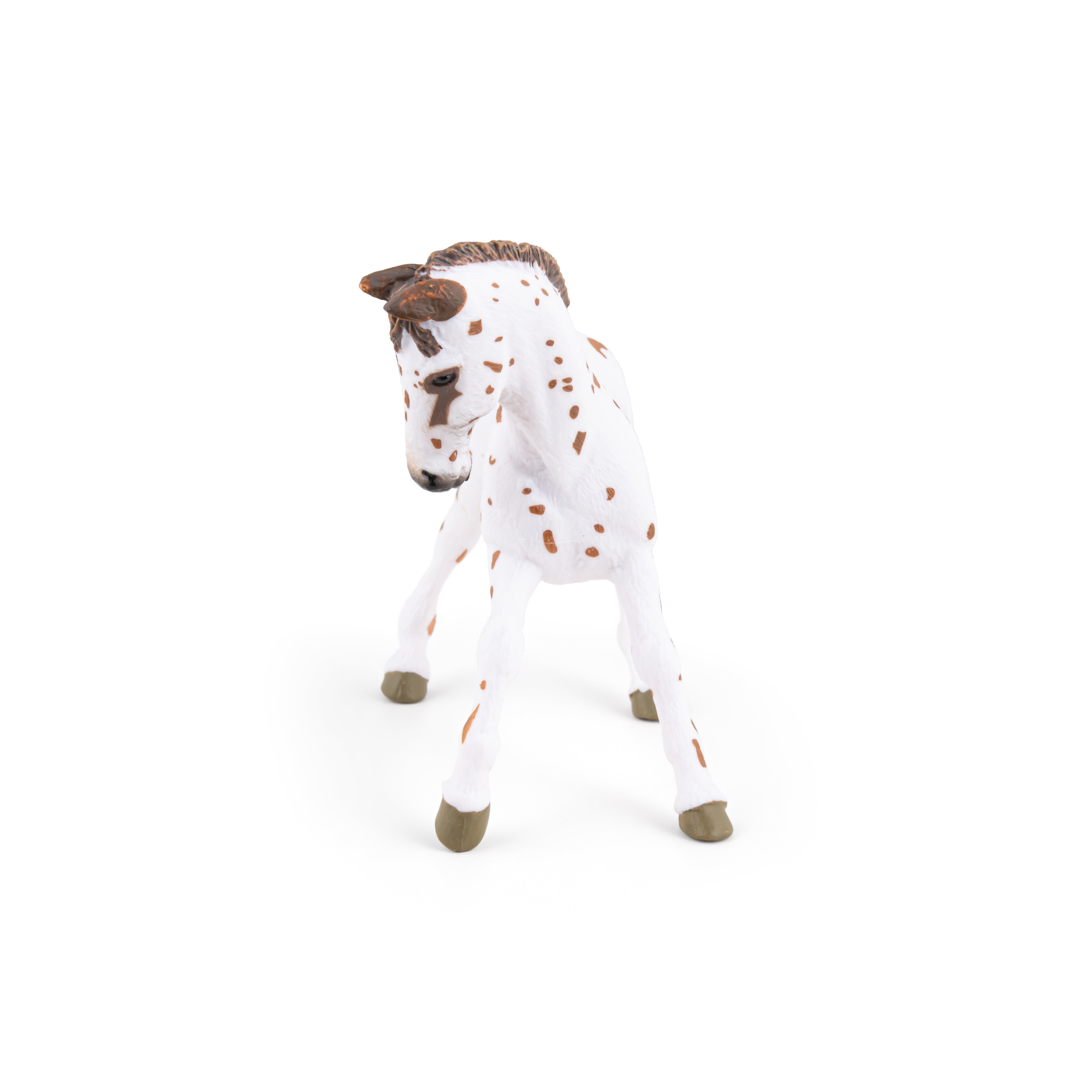 Papo 51510 Appaloosa Fohlen Figur - 9,7 X 5,3 X 7,7 Cm, Detailgetreu, Für Kinder Ab 3 Jahren