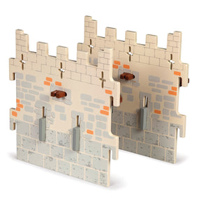 Set 5 château du Maître des armes (2 murs intermédiaires)